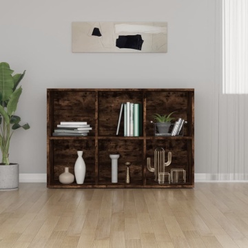 Bibliotecă/dulap, stejar fumuriu, 66x30x98 cm, lemn prelucrat - Img 4