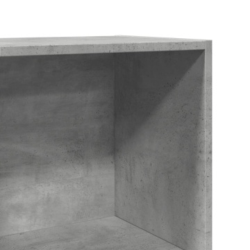 Bibliotecă, gri beton, 40x30x189 cm, lemn prelucrat - Img 6