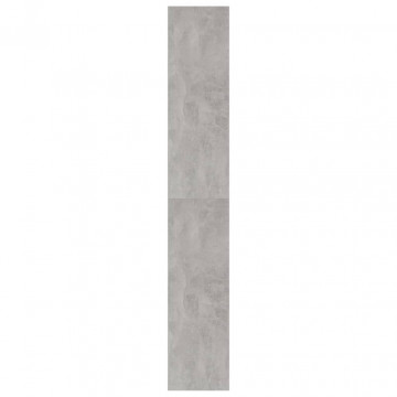 Bibliotecă, gri beton, 40x30x189 cm, PAL - Img 7