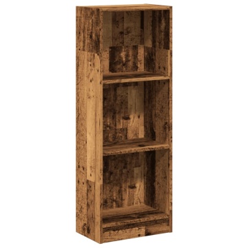 Bibliotecă, lemn vechi, 40x24x109 cm, lemn prelucrat - Img 2