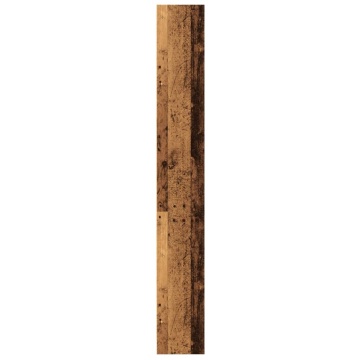 Bibliotecă, lemn vechi, 60x24x176 cm, lemn prelucrat - Img 8