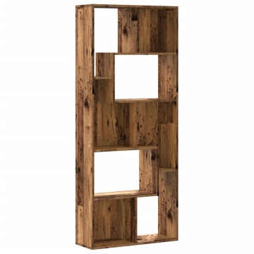Bibliotecă, lemn vechi, 67x24x161 cm, lemn prelucrat - Img 2