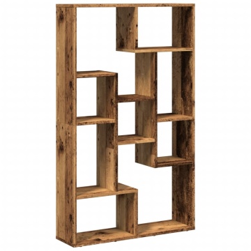 Bibliotecă, lemn vechi, 72x20x120 cm, lemn prelucrat - Img 2