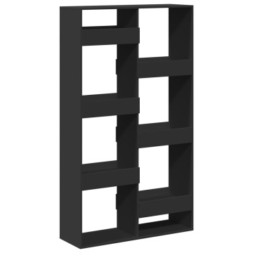 Bibliotecă, negru, 100x33x175 cm, lemn prelucrat - Img 5