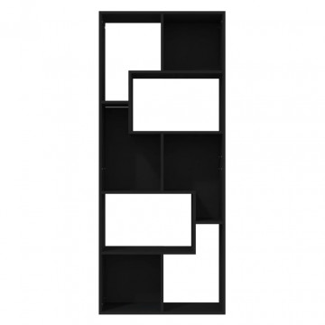Bibliotecă, negru, 67 x 24 x 161 cm, PAL - Img 7