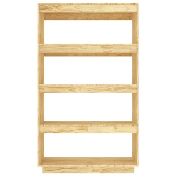 Bibliotecă/Separator cameră, 80x35x135 cm, lemn masiv pin - Img 8