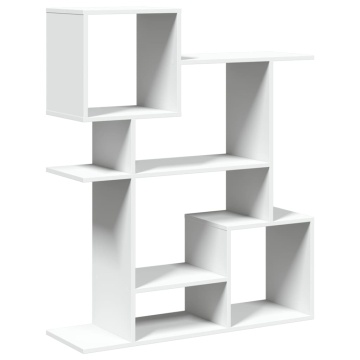 Bibliotecă/separator cameră alb 92x29x112 cm lemn prelucrat - Img 2