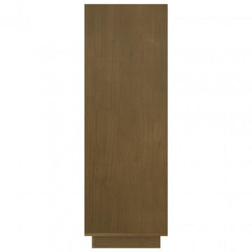 Bibliotecă/Separator cameră maro miere 80x35x103 cm lemn pin - Img 5