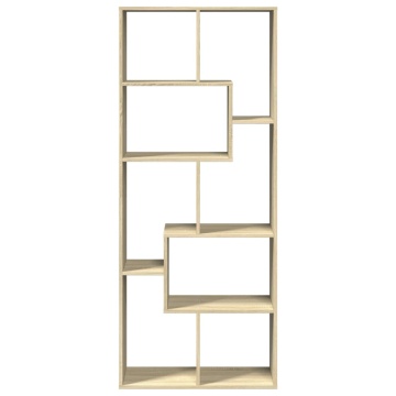 Bibliotecă/separator cameră stejar sonoma 67x25x161,5 cm lemn - Img 8