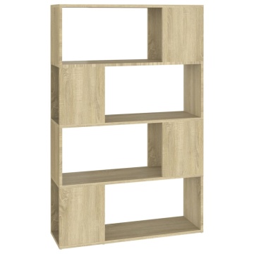 Bibliotecă/Separator cameră stejar sonoma 80x24x124,5 cm PAL - Img 2