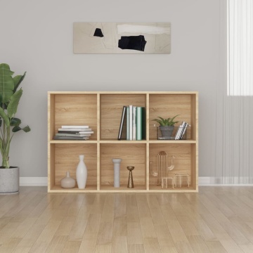 Bibliotecă/Servantă, stejar sonoma, 66x30x98 cm, PAL - Img 4