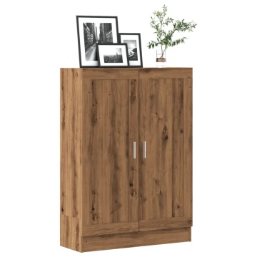 Bibliotecă, stejar artizanal, 82,5x30,5x115 cm, lemn prelucrat - Img 1