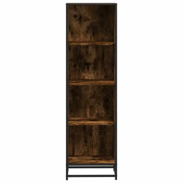 Bibliotecă, stejar fumuriu, 40x35x139 cm, lemn prelucrat - Img 4