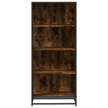 Bibliotecă, stejar fumuriu, 60x35x139 cm, lemn prelucrat - Img 4