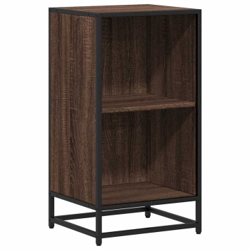 Bibliotecă, stejar maro, 40x35x76 cm, lemn prelucrat - Img 2