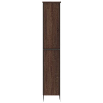 Bibliotecă, stejar maro, 80x31x169 cm, lemn prelucrat - Img 12