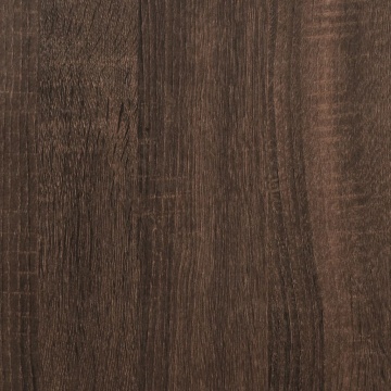Bibliotecă, stejar maro, 80x31x74,5 cm, lemn prelucrat - Img 7
