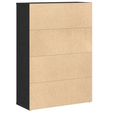 Bibliotecă Stejar negru 60x24x85 cm Lemn prelucrat - Img 6
