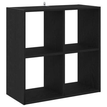 Bibliotecă, stejar negru, 68,5x32x68,5 cm, lemn prelucrat - Img 2