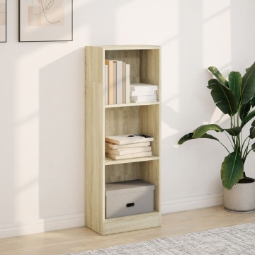 Bibliotecă, stejar sonoma, 40x24x109 cm, lemn prelucrat - Img 3