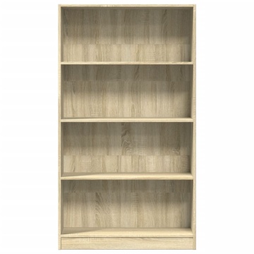 Bibliotecă, stejar sonoma, 80x24x143 cm, lemn prelucrat - Img 4