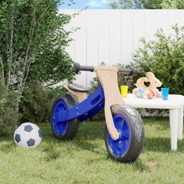 Bicicletă echilibru de copii, cauciucuri pneumatice, albastru - Img 3