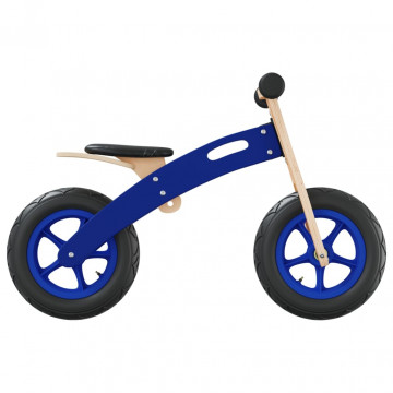 Bicicletă echilibru de copii, cauciucuri pneumatice, albastru - Img 5