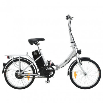 Bicicletă electrică pliabilă cu baterie litiu-ion, aliaj aluminiu - Img 1