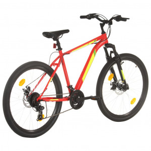 Bicicletă montană cu 21 viteze, roată 27,5 inci, roșu, 42 cm - Img 3