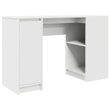 Birou alb 120x42x76 cm lemn prelucrat - Img 2