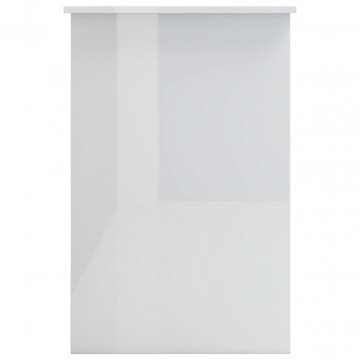 Birou, alb lucios, 100 x 50 x 76 cm, PAL - Img 6