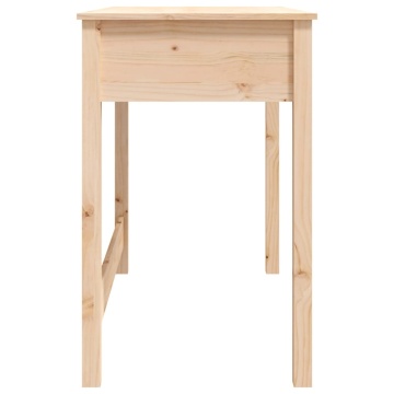 Birou cu sertare, 100x50x78 cm, lemn masiv de pin - Img 7