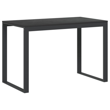 Birou de calculator, negru, 110x60x73 cm, PAL - Img 2