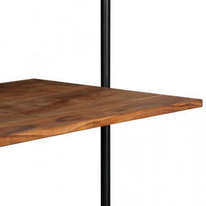 Birou de perete, 90 x 40 x 170 cm, lemn masiv de acacia - Img 5
