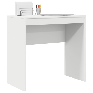 birou de scris Alb MDF 80 x 40 x 76 cm Simplu Birou compact - Img 3