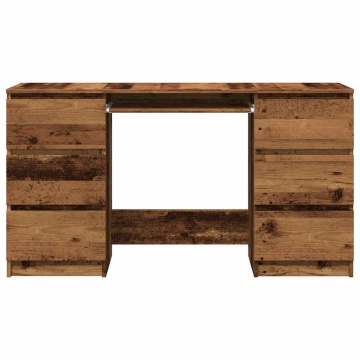 Birou de scris, lemn prelucrat, 140x50x77 cm, lemn prelucrat - Img 4