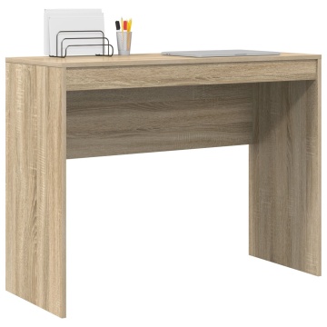 Birou de scris Stejar Sonoma Lemn ingineresc 100 x 40 x 76 cm - Img 3