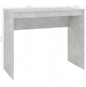 Birou, gri beton, 90 x 40 x 72 cm, PAL - Img 6