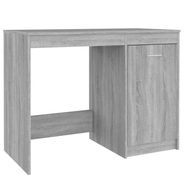 Birou, gri sonoma, 100x50x76 cm, lemn prelucrat - Img 2