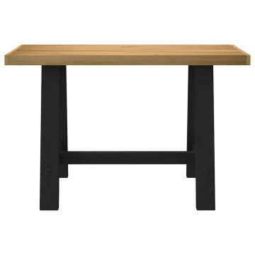 Birou NOAIN Picioare în formă A 120x50x75 cm lemn masiv de pin - Img 3