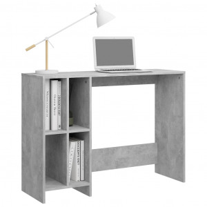 Birou Notebook, gri beton, 102,5x35x75 cm, PAL - Img 3