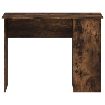 Birou, stejar afumat, 100x55x75 cm, lemn prelucrat - Img 4