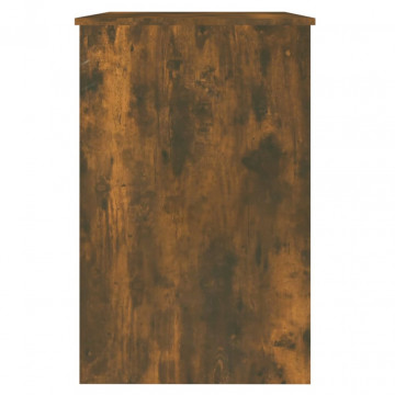 Birou, stejar fumuriu, 100x50x76 cm, lemn prelucrat - Img 8