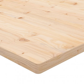 Blat de birou, 100x60x2,5 cm, lemn masiv de pin - Img 7