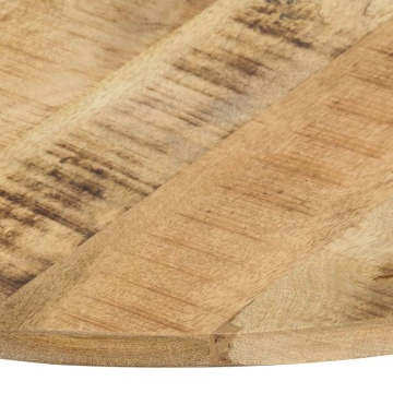 Blat de masă, 80 cm, lemn masiv de mango, rotund, 15-16 mm - Img 2