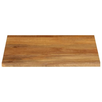Blat de masă contur organic 40x40x2,5 cm lemn masiv de mango - Img 3