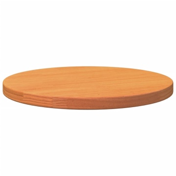 Blat de masă rotund, maro ceruit, Ø40x2,5 cm, lemn masiv de pin - Img 4