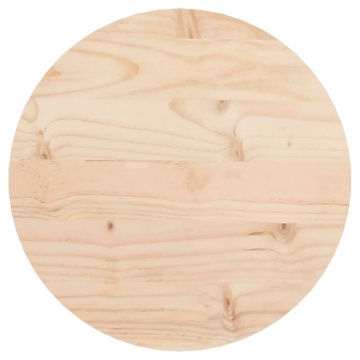 Blat de masă rotund, Ø30x3 cm, lemn masiv de pin - Img 2