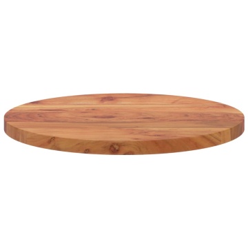 Blat de masă rotund, Ø50x2,5 cm, lemn masiv de acacia - Img 4