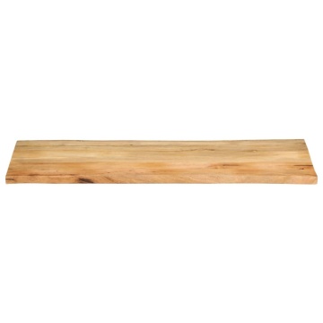 Blat masă cu margini, 140x60x3,8 cm, lemn masiv mango - Img 3